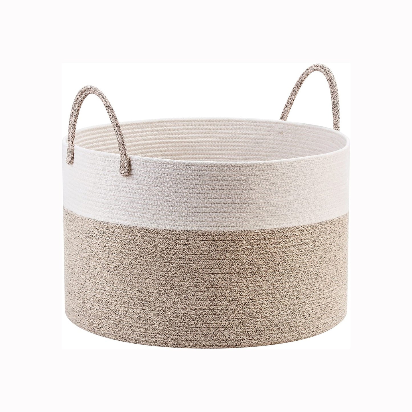 Cotton String Woven Storage Basket