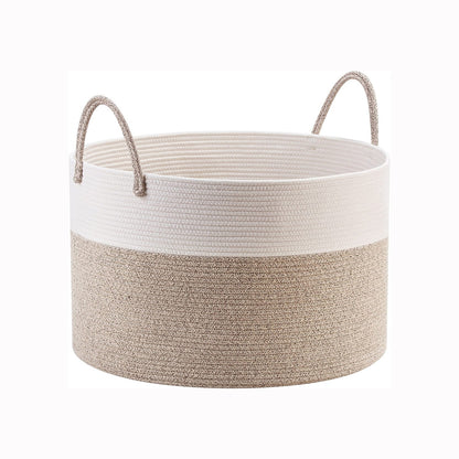 Cotton String Woven Storage Basket