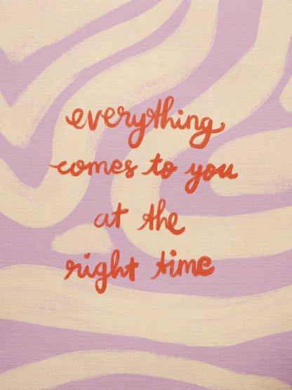 Colorful Canvas Print with Motivational Text