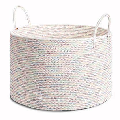 Cotton String Woven Storage Basket