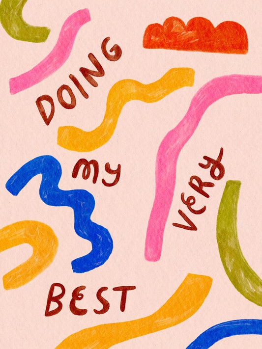 Colorful Canvas Print with Motivational Text