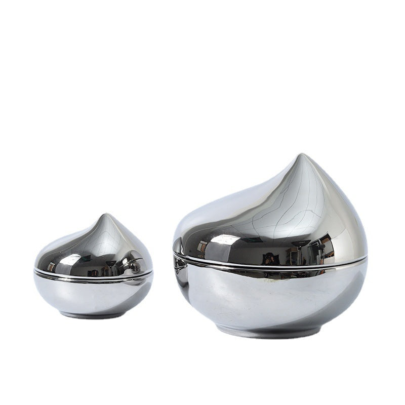 Decorative Chrome-Style Container