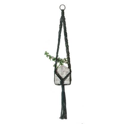 Cotton Rope Tassel Wall Decoration For Plants