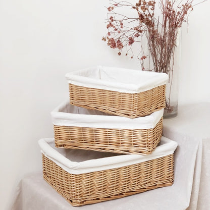 Rattan Desktop Storage Basket